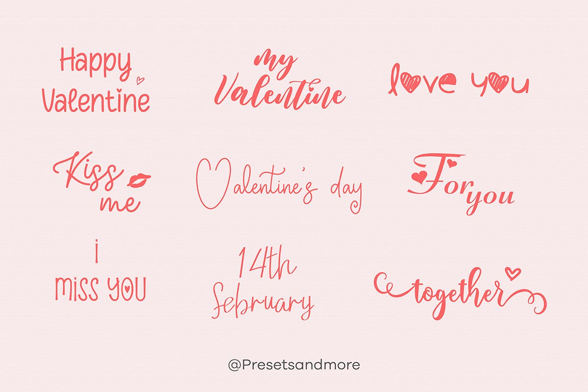 B Font Ch Valentine Si U L Ng M N Presets And More