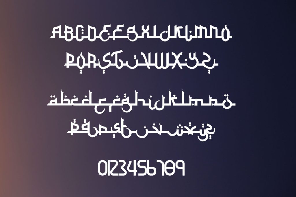 arab font