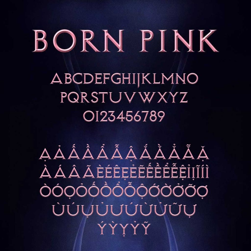 blackpink font