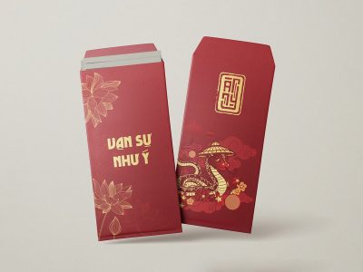 mockup lì xì tết