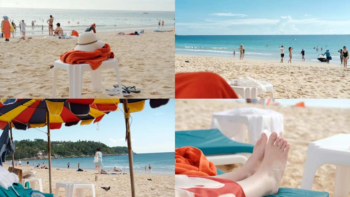 công thức màu beach orange