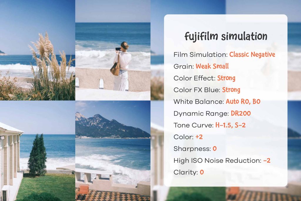 chụp ảnh biển với fujifilm
