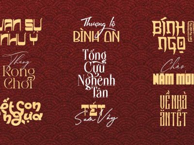 typography tết 2026