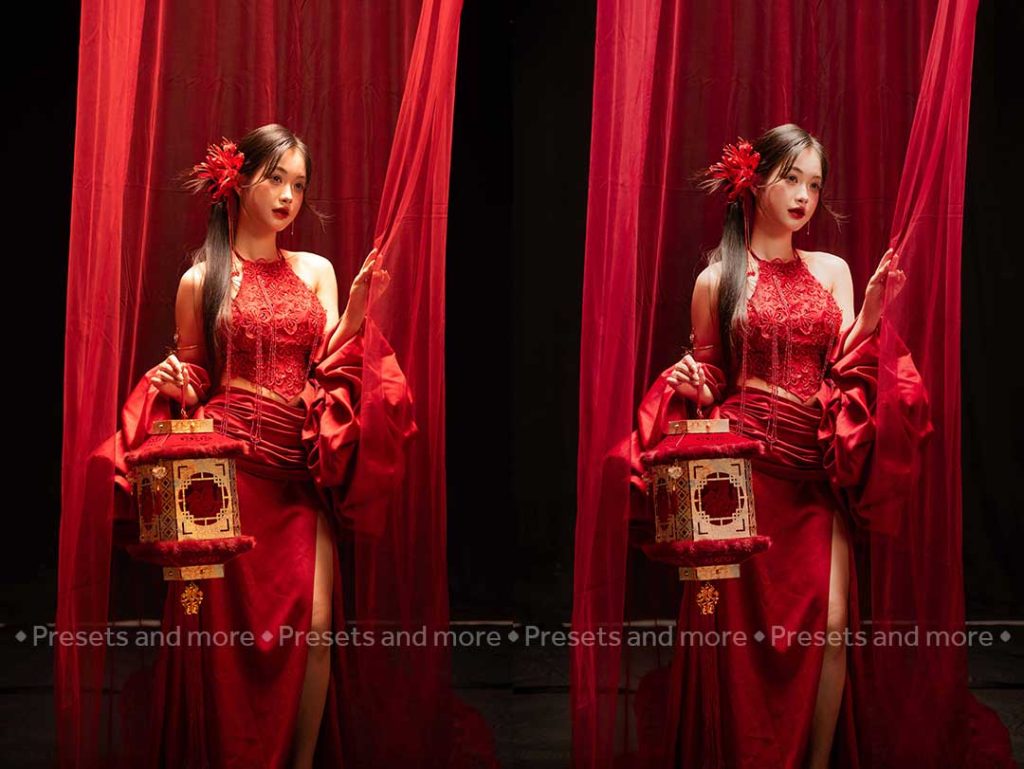 preset đỏ trầm